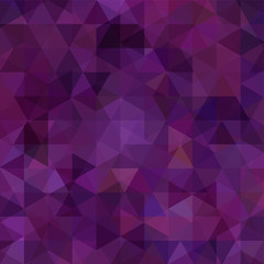 Background made of purple triangles. Square composition with geometric shapes. Eps 10