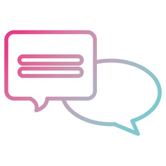 speech bubble message icon vector illustration design