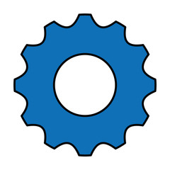 gears machinery isolated icon vector illustration design