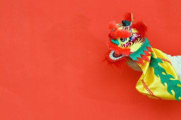 Chinese style tiger puppet