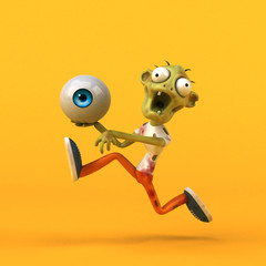 Fun zombie - 3D Illustration