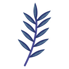 tropical leaf palm icon vector illustration design