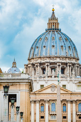 Saint Peter's Basilica in Rome, Italy