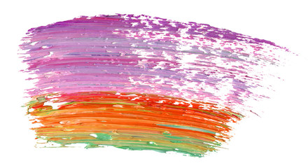 Brush stroke isolated on white background. Highly detailed.	