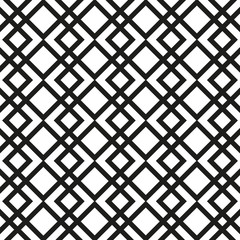 Seamless Vector Pattern. Black and white striped Background.