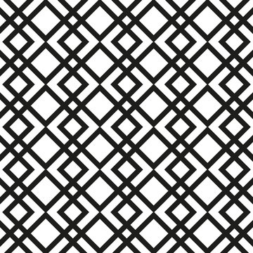 Seamless Vector Pattern. Black and white striped Background.