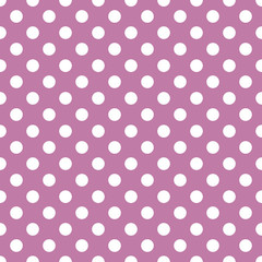 Polka dots purple pattern