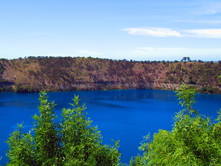 Obraz premium Blue Lake in Mount Gambier