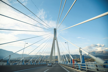 Fototapeta premium Modern Bridge Construction