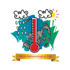 World Meteorological Day concept