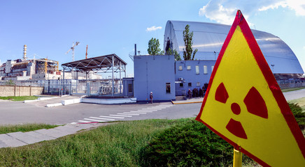 Sarcofago per il reattore n. 4 di Chernobyl