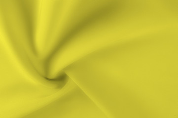  Soft focus. texture, pattern. Cloth is yellow, mustard shades. Extremely smooth, pulling minimal...