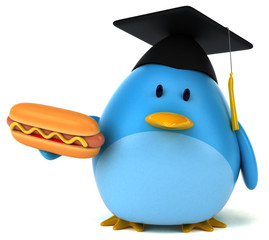 Blue bird - 3D Illustration