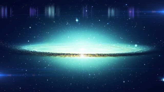 Journey in to Milky Way Galaxy Footage