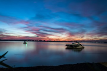 Atardecer en Porto Alegre.