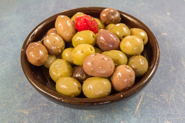 olives marinées
