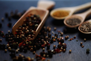 Mixture of peppers for cooking