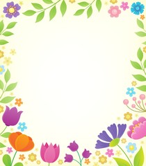 Fototapeta na wymiar Flower topic background 1