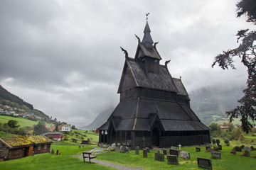 Fototapeta na wymiar Hopperstad Stave Church