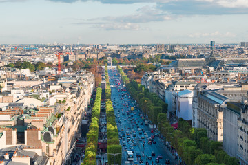 Mont Matre hill, Paris, France