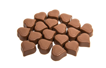 chocolate candy isolated