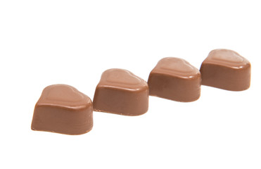 chocolate candy isolated