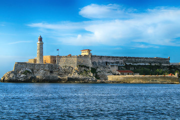 Fototapeta na wymiar Cuba. Havana. Castillo De Los Tres Reyes Del Morro