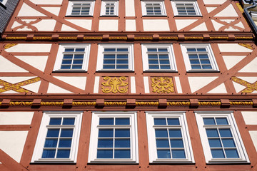Obraz premium Fassade eines Fachwerkhauses