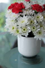 bouquet flowers closeup