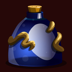 icon game magic fairy blue bottle