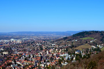 Blick auf Freiburgs Norden