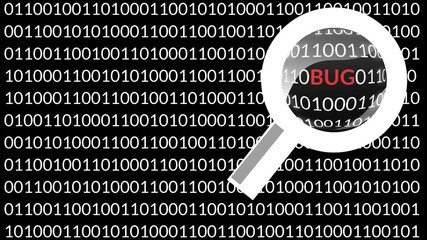 Ricercare un virus informatico ed eliminarlo con un antiviurs Sfondo Nero