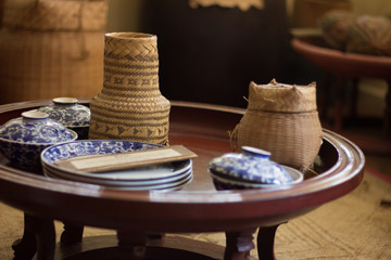 Oriental lunch box set