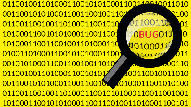 Bugfix informatico - Errore nella scrittura del codice sorgente di un programma software