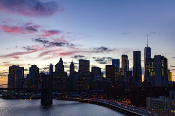 Obraz premium New York City Colorful Skyline