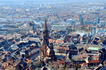 Stadtpanorama von Freiburg