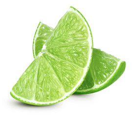 Fototapeta na wymiar lime fruit slice