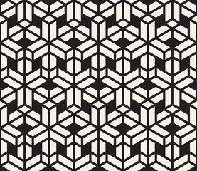 Vector seamless pattern. Modern stylish abstract texture. Repeating geometric tiles