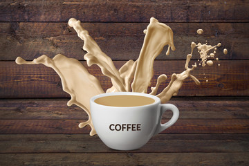 Milchkaffee Splash