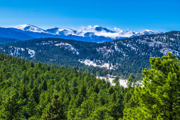 Winter in Evergreen, Colorado