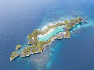 Incredibly Beautiful Tropical Island in Raja Ampat