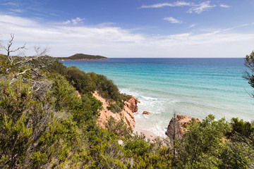 Obraz premium crique sauvage de corse, rondinara