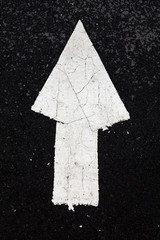 Fototapeta premium Road sign on the road