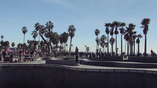 Venice Beach Skate Park, Los Angeles California USA