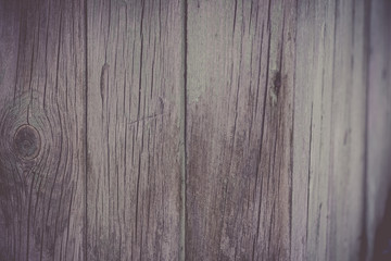 Rustic wooden panel. Natural, organic, aged background. Vintage filter. Shallow depth of field.