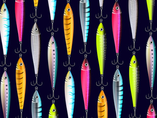 Fishing lures background hooks wallpaper 1