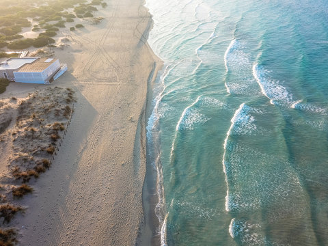 Spiaggia salento, foto al mare con il drone