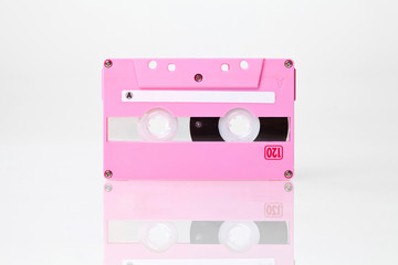 Obraz premium Magnetic tape cassette for audio music recording