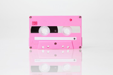 Obraz premium Magnetic tape cassette for audio music recording