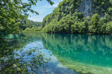 a clear Lake in the Summer